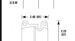 Колодки тормозные HB908N.555