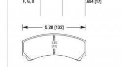 Колодки тормозные HB718B.654 HAWK HPS 5.0