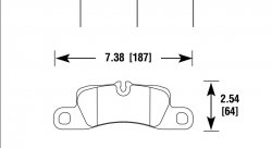 Колодки тормозные HB847Z.600