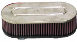 Фильтр нулевого сопротивления универсальный K&N RC-2820   Chrome Filter