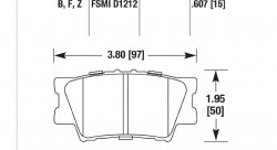 Колодки тормозные HB648S.607