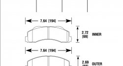 Колодки тормозные HB791P.714 HAWK SuperDuty