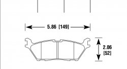 Колодки тормозные HB792Y.676 HAWK LTS