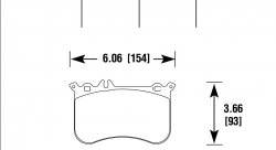 Колодки тормозные HB795Z.618 HAWK PC