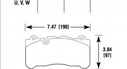 Колодки тормозные HB840U.615