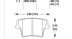 Колодки тормозные HB508B.675