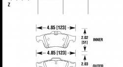Колодки тормозные HB896N.568