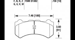 Колодки тормозные HB650B.730 HAWK HPS 5.0