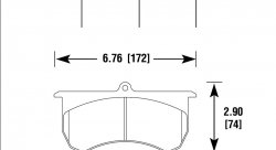 Колодки тормозные HB811P.700 HAWK Super Duty