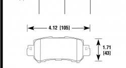 Колодки тормозные HB868Y.566