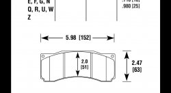 Колодки тормозные HB122B.710 HAWK HPS 5.0