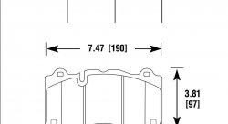 Колодки тормозные HB843Z.604