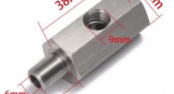 Адаптер (тройник) для установки датчика давления масла в штатное место