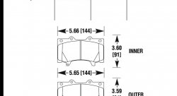 Колодки тормозные HB901Y.696