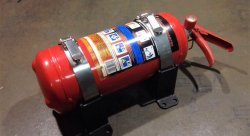 Крепление огнетушителя