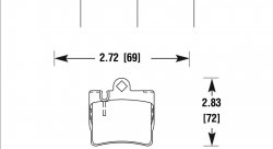 Колодки тормозные HB885B.587