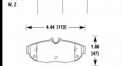 Колодки тормозные HB895B.656