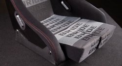 Кресло + салазки НЕРЕГУЛИРУЕМОЕ черное, Lowmax MR