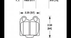 Колодки тормозные HB499B.610