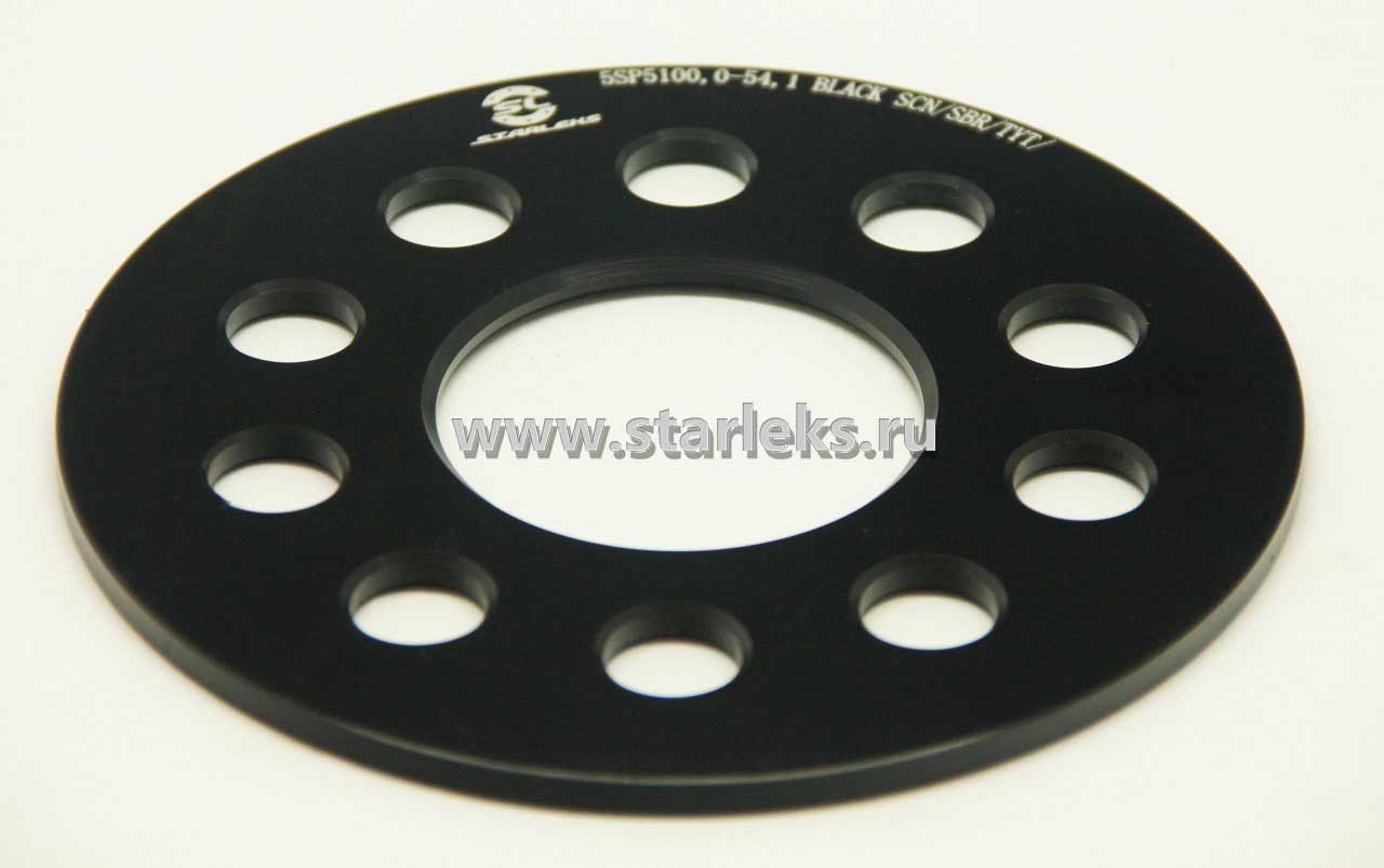 Проставки ступичные 5мм 5х100 ЦО56.1 BLACK SBR