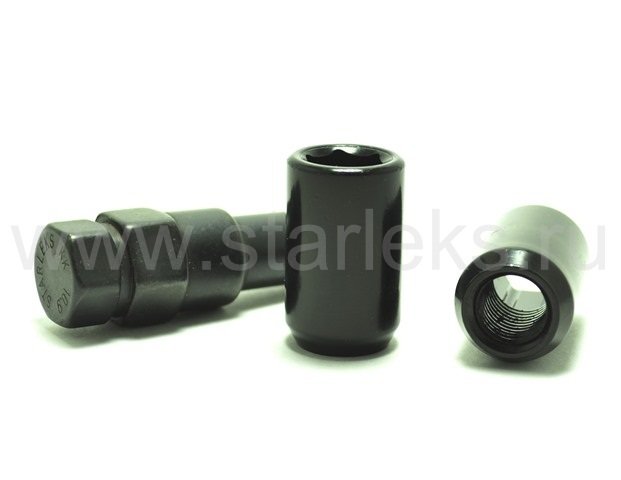 Комплект колесных гаек ST200045XL/BCN - черный хром