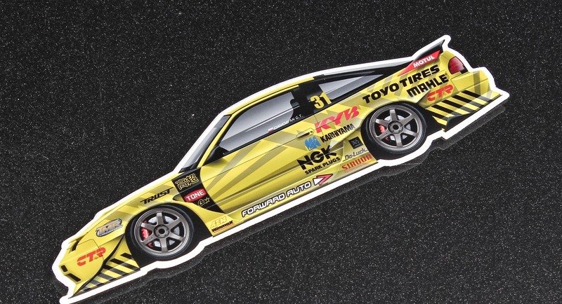 Стикер &quot;180SX 2019&quot;, ver.1