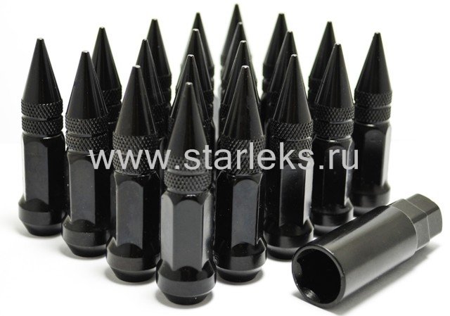 Комплект колесных гаек ST911945SD/BC - черный хром