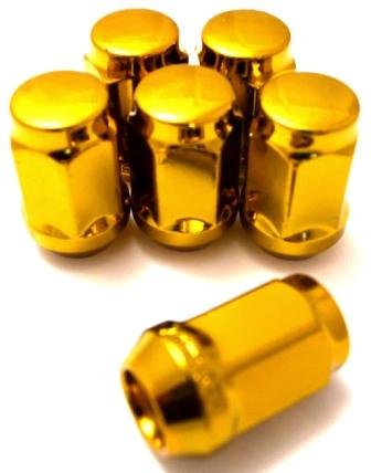 Комплект колесных гаек ST401444HT/GD - золотой хром
