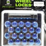 Комплект колесных гаек ST911144SD/BL - синий хром