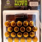 Комплект колесных гаек ST401444HT/GD - золотой хром