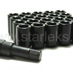 Комплект колесных гаек ST200045XL/BCN - черный хром