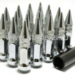 Комплект колесных гаек "пики" 12X1.25 - хром