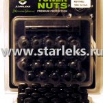 Комплект колесных гаек ST911144SD/BC - черный хром