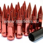 Комплект колесных гаек ST911944SD/RD - красный хром