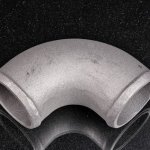 Отвод алюминиевый литой 57 мм 90 градусов