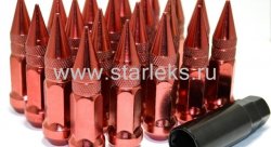 Комплект колесных гаек ST911945SD/RD - красный хром