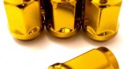 Комплект колесных гаек ST401445HT/GD - золотой хром