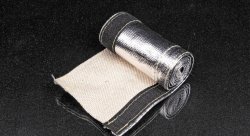 Термоизоляция шлангов и проводов 25 мм, длина 90 см, на липучке, 500°C - 1000°C