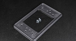 Рамка под номер пластиковая квадратная под болт 290*170мм ГОСТ S290170