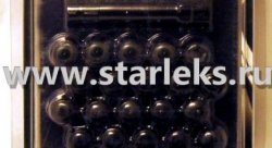 Комплект колесных гаек ST911144SD/BC - черный хром