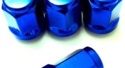 Комплект колесных гаек 12*1.5mm - 20шт. - синий хром