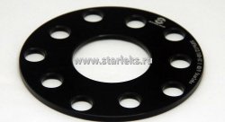 Проставки ступичные 5мм 5х112 ЦО66.6 BLACK ADI/MBZ/VWG