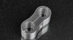 Разделитель шлангов 12,7 мм, алюминиевый AN4