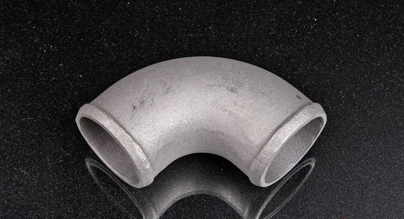 Отвод алюминиевый литой 57 мм 90 градусов