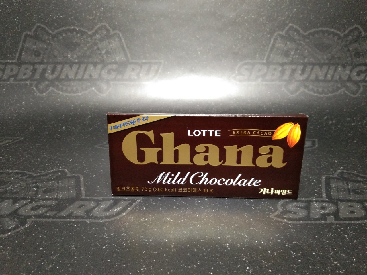 LOTTE «GHANA MILD CHOCOLATE» шоколад мягкий ГХАНА, 70 гр.