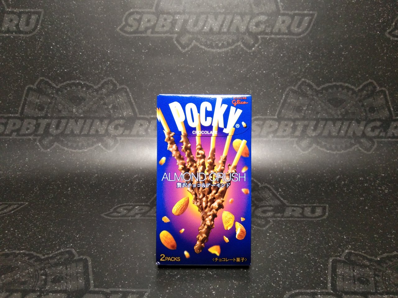 Печенье POCKY "Палочки с хрустящим миндалем"  [ALMOND CRUSH ], 46,2 гр. 
