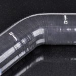 Патрубок силиконовый 76 мм, 45°, L=150*150 мм, 4 слоя армировки, чёрный