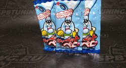 PINE Карамель на палочке "Щербетный язык " с пудрой, вкус сидра 12 гр.