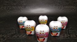 SWEETORY детские конфеты без сахара, в форме зубов, апельсин,лимон, виноград 18 гр. 