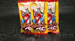 PINE Карамель на палочке "Щербетный язык " с пудрой, вкус колы 12 гр.